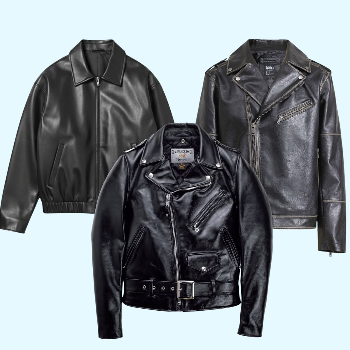 Mix Leather Jackets