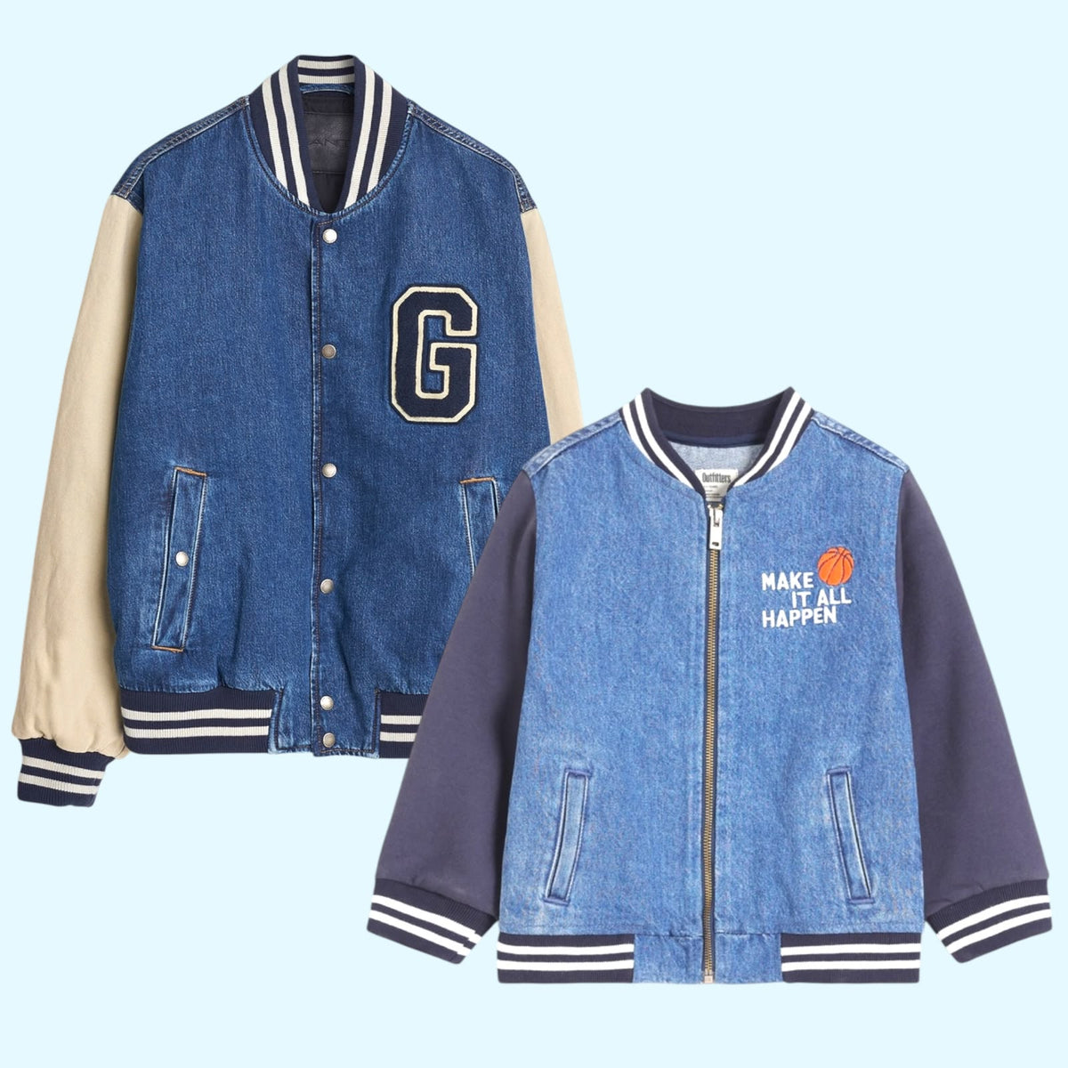 Denim Jeans Varsity